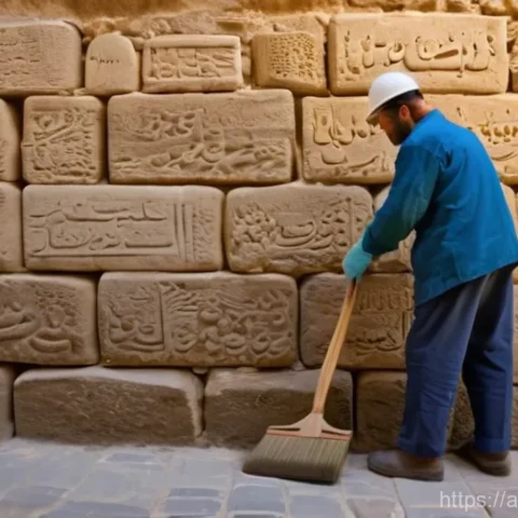 문화재수리와 건축 보존의 차이 - **The Guardians of Stone: Preserving Ancient Walls**
    A highly detailed, serene image capturing p...