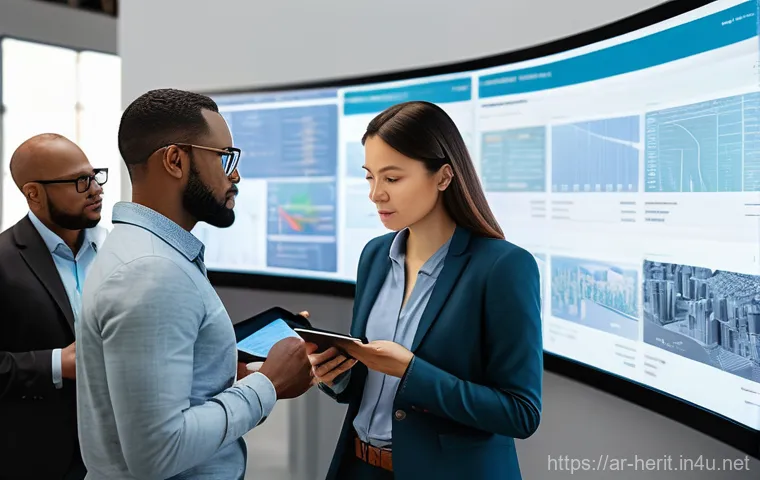 문화재수리 취업 면접 준비 꿀팁 - A vibrant, realistic image capturing a professional job interview in a sleek, modern office conferen...