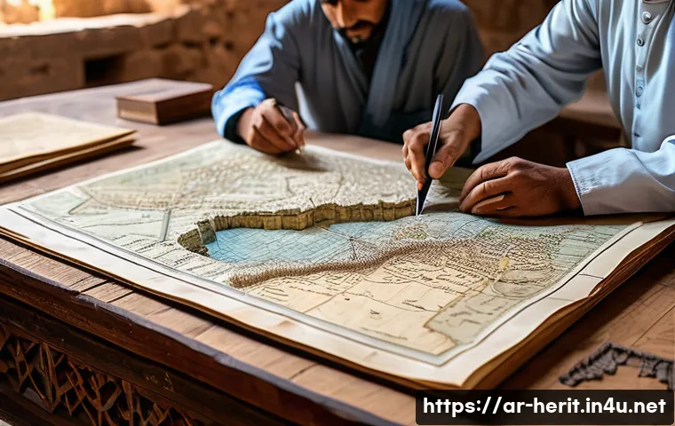 문화재수리 프로젝트 관리 방법 - A detailed scene of a diverse team of restoration experts working collaboratively at a historic Midd...